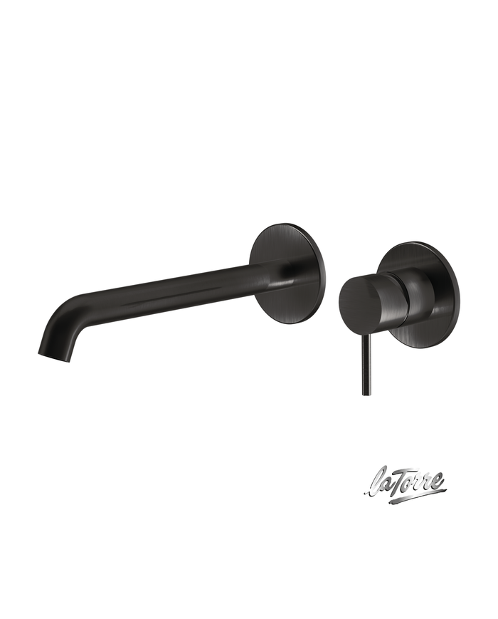 ΜΠΑΤ.ΝΙΠΤ.ΤΟΙΧΟΥ ELLE 316 LA TORRE INOX PVD BLACK BRUSHED