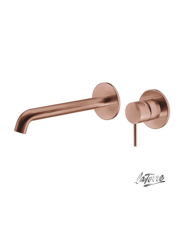 ΜΠΑΤ.ΝΙΠΤ.ΤΟΙΧΟΥ ELLE 316 LA TORRE INOX PVD ROSE-GOLD