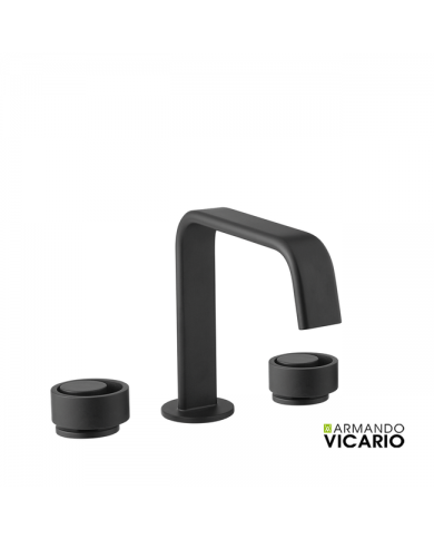 ΜΠΑΤ.ΝΙΠΤ.3 ΟΠΩΝ ΜΕ ΒΑΛΒ.CLIC-CLAC HALO VICARIO BLACK MATT