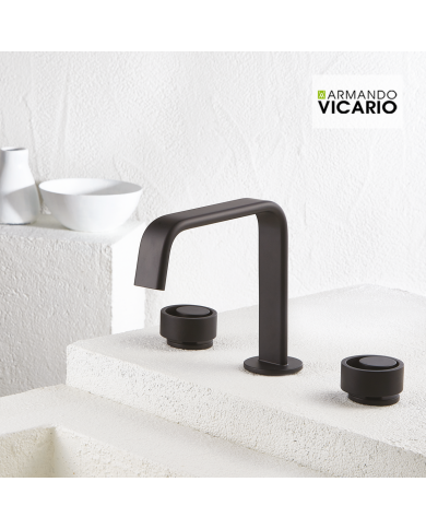 ΜΠΑΤ.ΝΙΠΤ.3 ΟΠΩΝ ΜΕ ΒΑΛΒ.CLIC-CLAC HALO VICARIO BLACK MATT