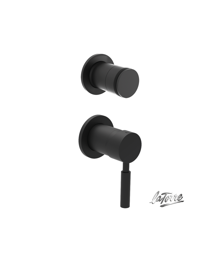 ΜΙΚΤ. ΕΝΤΟΙΧ. ΜΕ ΕΚΤΡΟΠΕΑ 2 ΕΞΟΔΩΝ TECH LA TORRE BLACK MATT