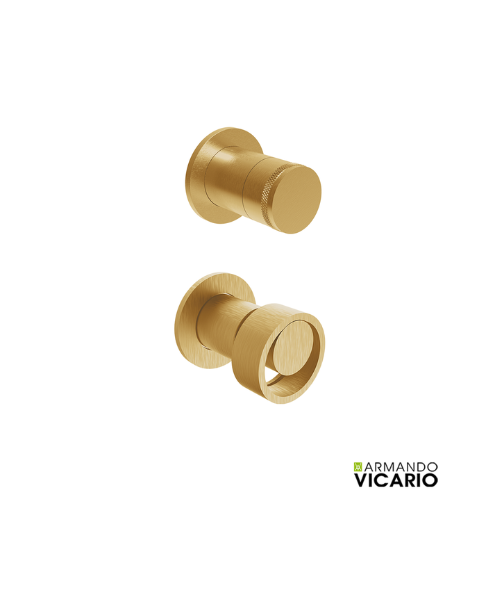 ΜΙΚΤ. ΕΝΤΟΙΧ. ΜΕ ΕΚΤΡΟΠΕΑ 2 ΕΞΟΔΩΝ HALO VICARIO GOLD BRUSHED