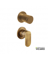ΜΙΚΤ. ΕΝΤΟΙΧ. ΜΕ ΕΚΤΡΟΠΕΑ 2 ΕΞΟΔΩΝ SLIM VICARIO BRONZE BRUSHED
