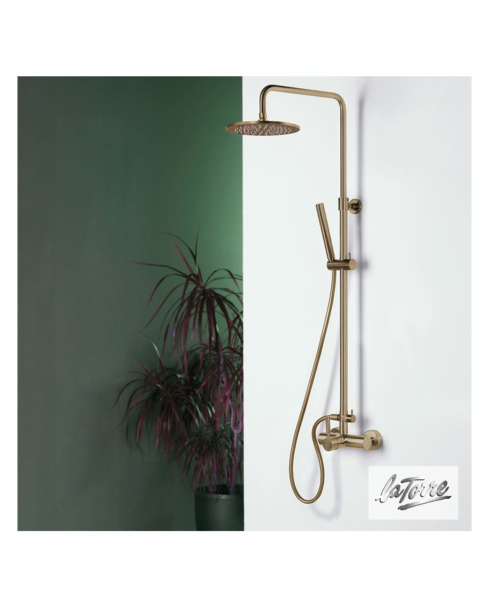 ΜΠΑΤ.ΝΤΟΥΖ + ΕΠΕΚΤ.ΚΟΛΩΝΑ + ΚΕΦΑΛΗ TECH LA TORRE BRONZE BRUSHED