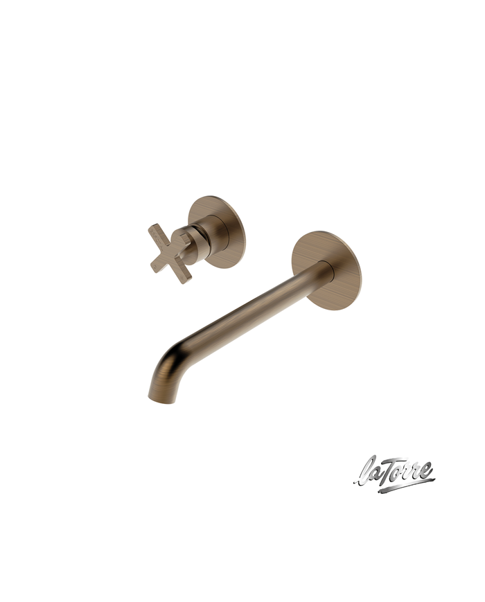 ΜΠΑΤΑΡΙΑ ΝΙΠΤ.ΤΟΙΧΟΥ ELLE CROSS LA TORRE ANTIQUE BRASS