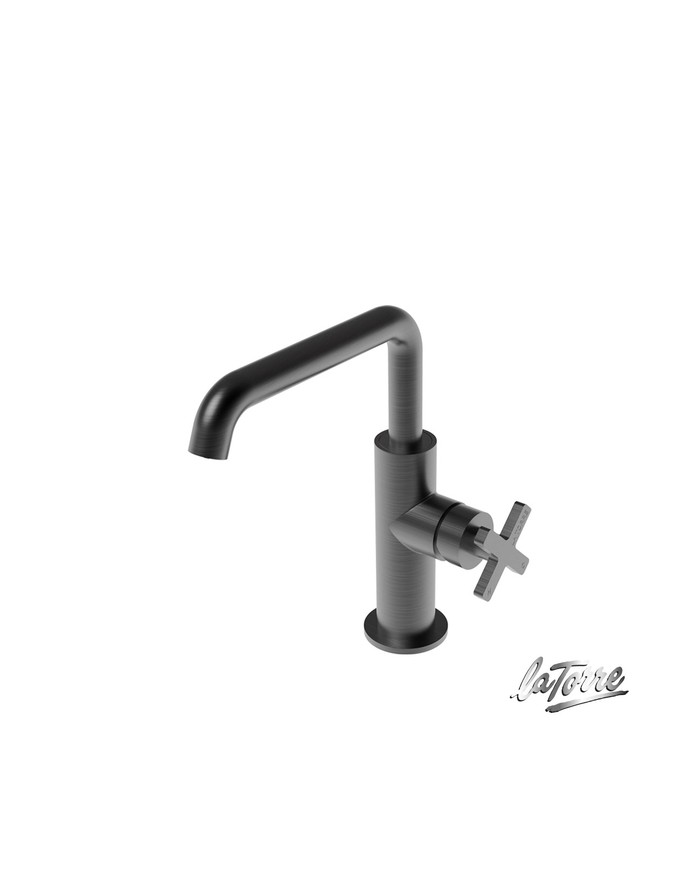 ΜΠΑΤ.ΝΙΠΤ.+ΒΑΛΒ.CLIC-CLAC ELLE CROSS LA TORRE BLACK BRUSHED