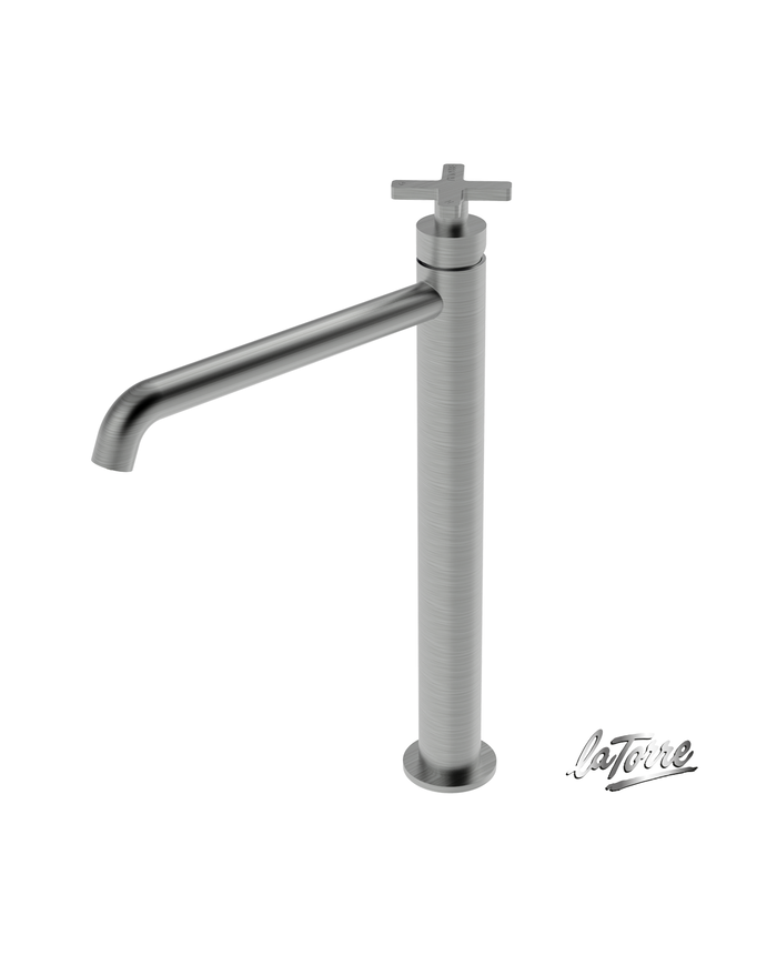 ΜΠΑΤ.ΝΙΠΤ.ΥΨΗΛΗ+ΒΑΛΒ.CLIC-CLAC ELLE CROSS LA TORRE INOX