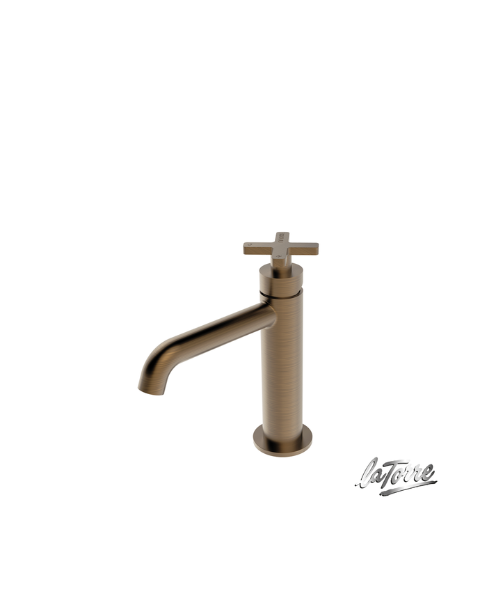 ΜΠΑΤ.ΝΙΠΤ.+ΒΑΛΒ.CLIC-CLAC ELLE CROSS LA TORRE ANTIQUE BRASS