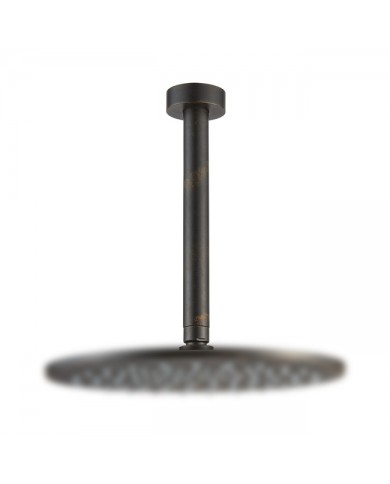 ΒΡΑΧΙΟΝΑΣ ΟΡΟΦΗΣ ΣΤΡΟΓΓΥΛΟΣ 20cm VICARIO RUSTY BLACK