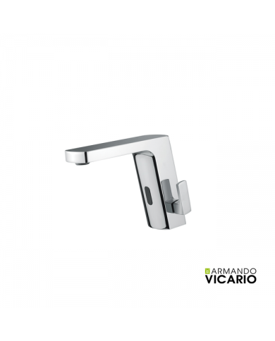 Μπαταρία Νιπτήρα Αναμεικτική Armando Vicario Sensi Ηλεκτρονική, Με Λεβιέ Ρύθμισης Θερμοκρασίας Chrome(500646-100)