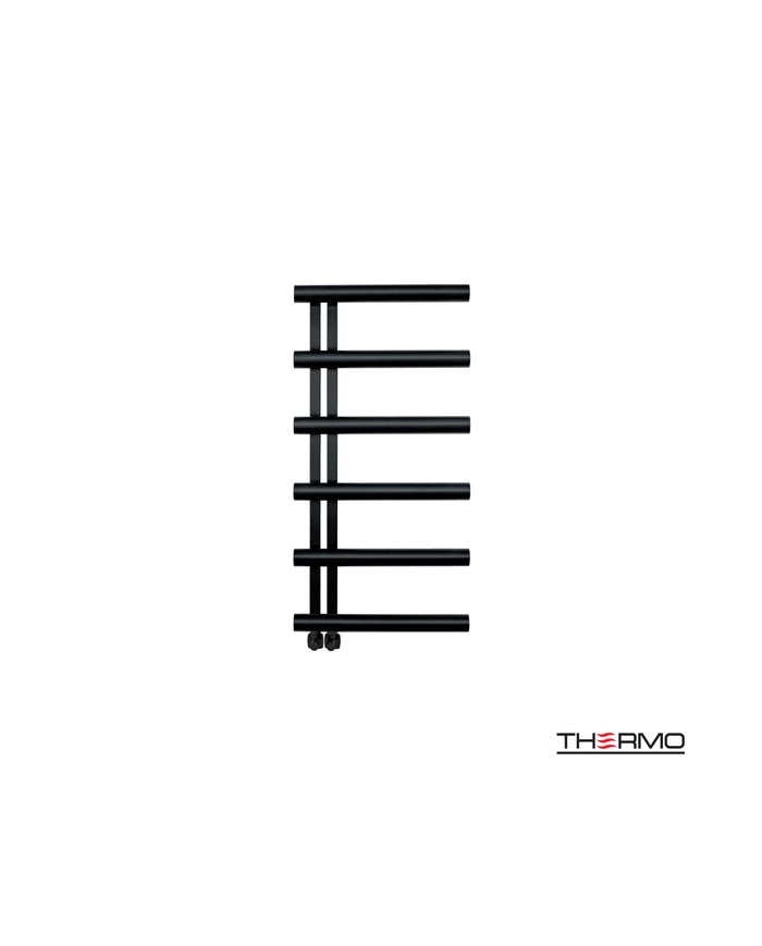 Bathroom Heater (Heated Towel Rail) Accent Inox 304 (100x50) Silk Black (ACC10050-401)