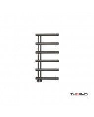 Θερμαντικό Σώμα Μπάνιου (Θερμαινόμενη Πετσετοκρεμάστρα) Accent Inox 304 (100x50) Black Brushed PVD (ACC10050-411)