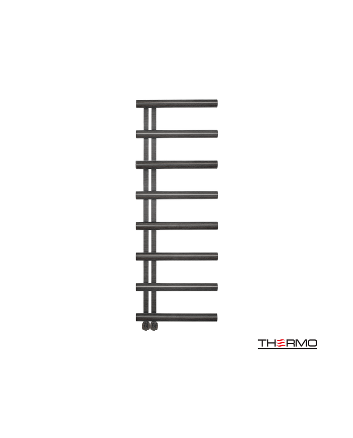 Bathroom Heater (Heated Towel Rail) Accent Inox 304 (138x50) Black Brushed PVD (ACC13850-411)