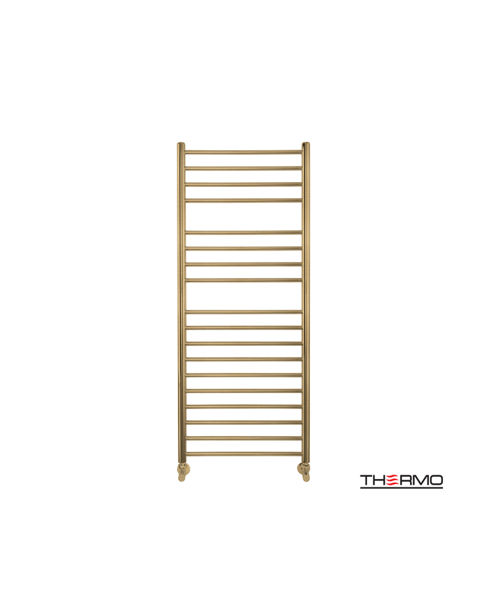 Bathroom Heater (Heated Towel Rail) Bellavia Inox 304 (120x50) Brushed Brass (Gold) PVD (BEL12050-211)