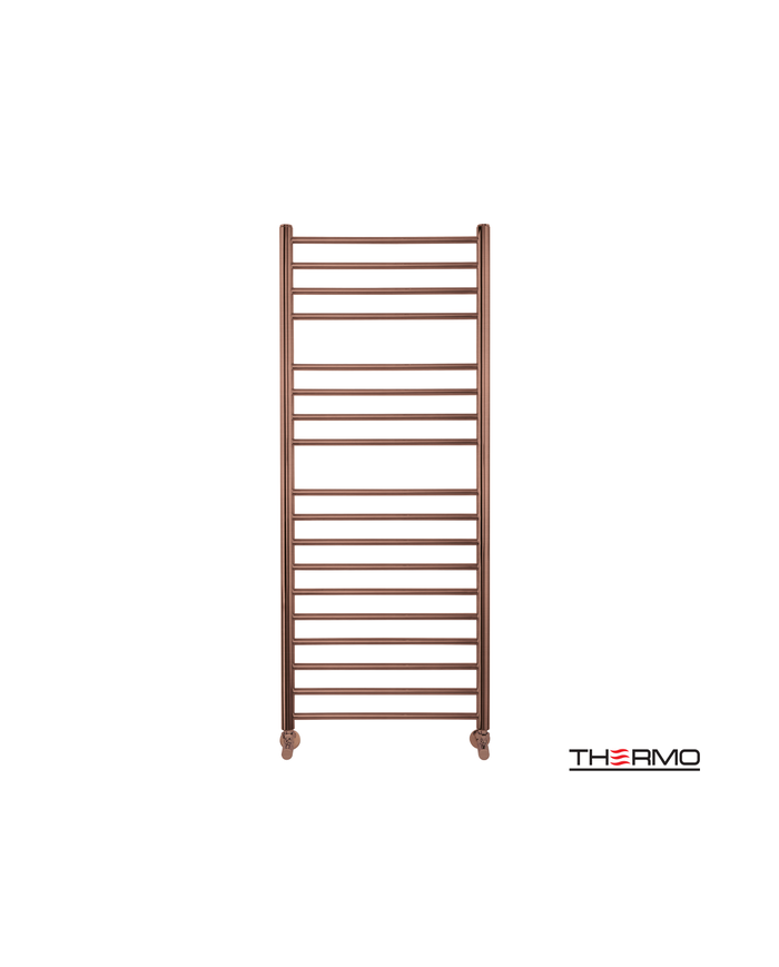 Bathroom Heater (Heated Towel Rail) Bellavia Accent Inox 304 (120x50) Brushed Copper PVD (BEL12050-222)