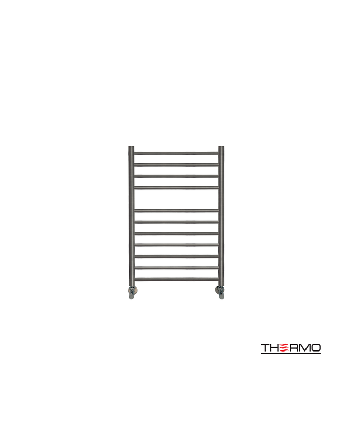 Bathroom Heater (Heated Towel Rail) Bellavia Inox 304 (75x50) Black Brushed PVD (BEL7550-411)