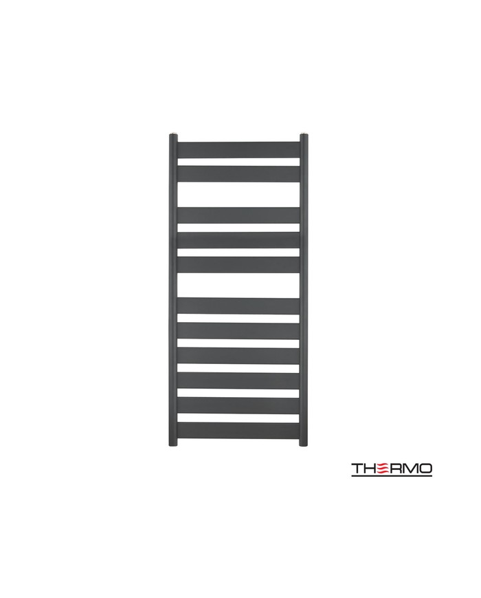 Bathroom Heater (Heated Towel Rail) Largo Black Matt 120x50 (LAR12050-400)