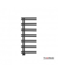 Bathroom Heater (Heated Towel Rail) Solo Inox 304 (120x50) Silk Black (SOL12050-401)