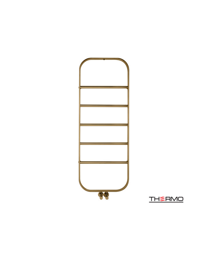 Bathroom Heater (Heated Towel Rail) Spark Inox 304 (120x45) Brushed Brass (Gold) PVD (SPA12045-211)
