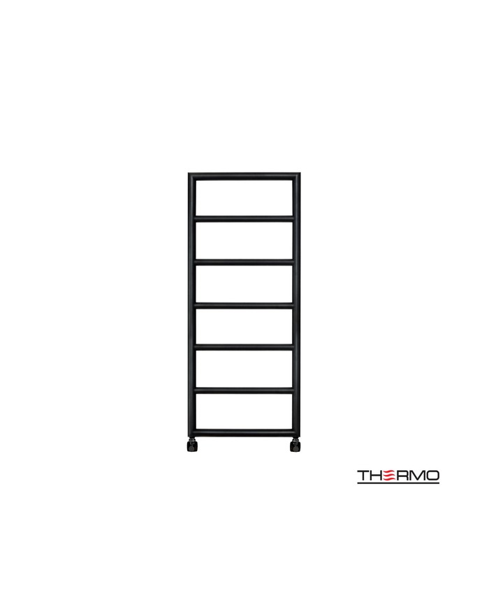 Bathroom Heater (Heated Towel Rail) Tempo Inox 304 (120x50) Silk Black (BEL12050-401)