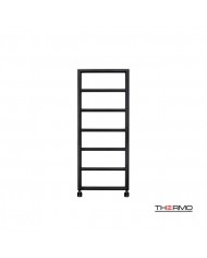 Bathroom Heater (Heated Towel Rail) Tempo Inox 304 (120x50) Silk Black (BEL12050-401)