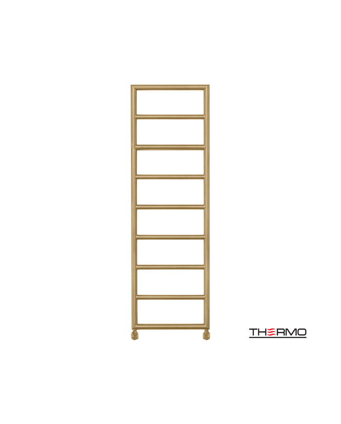 Bathroom Heater (Heated Towel Rail) Tempo Inox 304 (150x50) Brushed Brass (Gold) PVD (BEL15050-211)