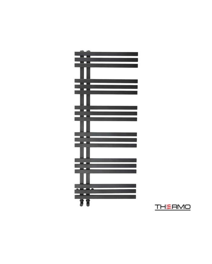 Bathroom Heater (Heated Towel Rail) Vivo Inox 304 (119x50) Silk Black (VIV11950-401)