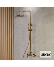 ΜΠΑΤ.ΝΤΟΥΖ+ΕΠΕΚΤ.ΚΟΛΩΝΑ+ΚΕΦΑΛΗ SLIM VICARIO ANTIQUE BRASS