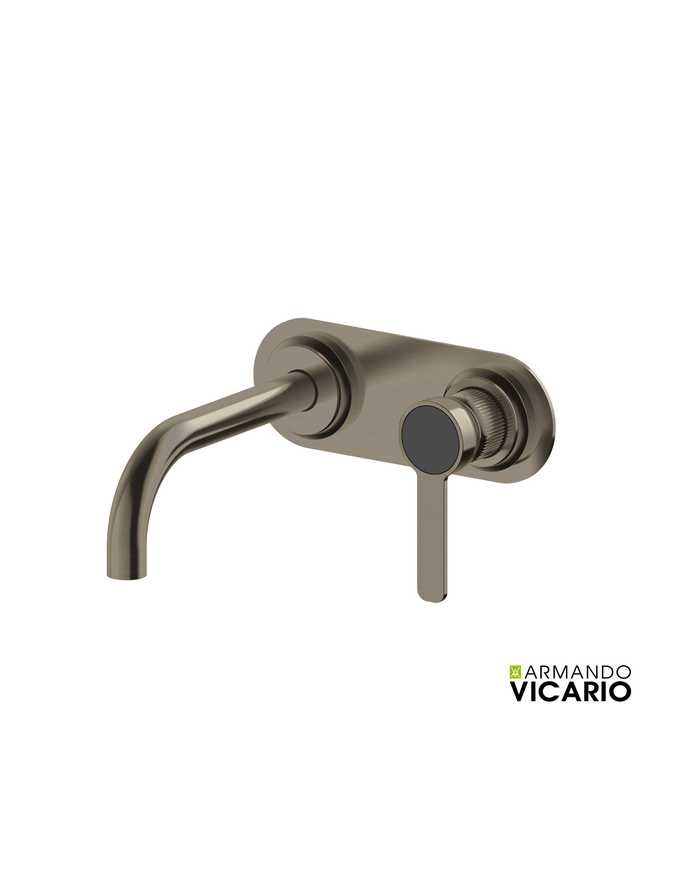 ΜΠΑΤ.ΝΙΠΤ. ΤΟΙΧΟΥ LUMIERE VICARIO BLACK BRUSHED