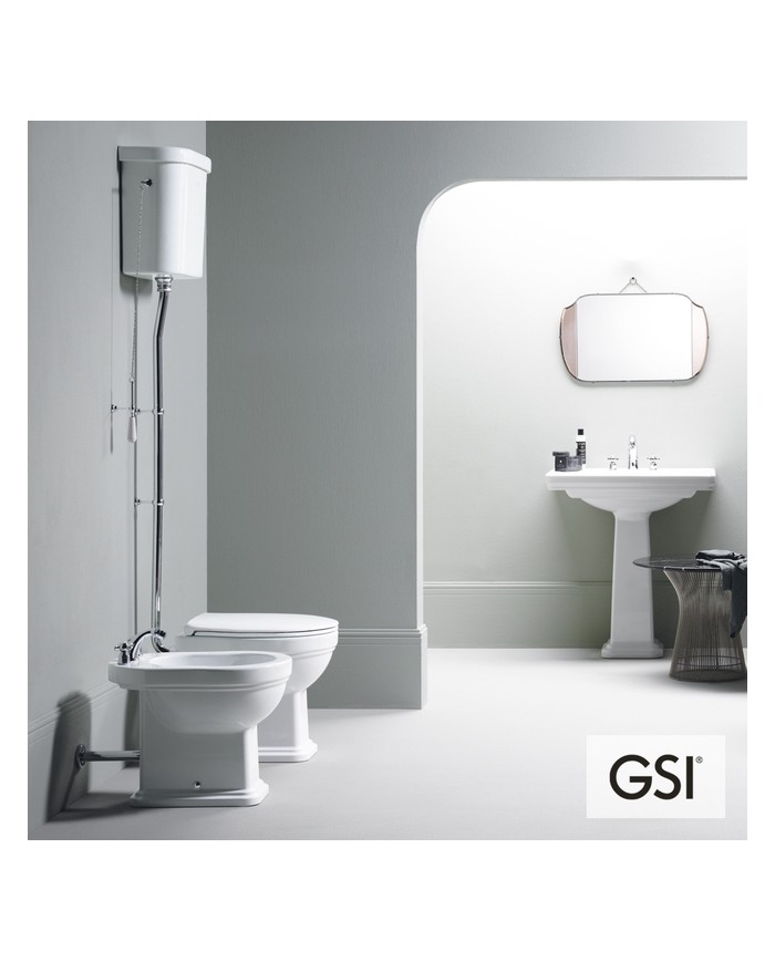 CLASIC/54 White Glossy Υψηλής Πίεσης Κατωστόμια με κάλυμμα Soft Close, GSI