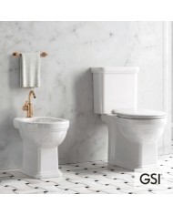 CLASIC/54 White Glossy Χαμηλής Πίεσης Πισωστόμια με κάλυμμα Soft Close, GSI