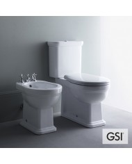 CLASIC/54 White Glossy Χαμηλής Πίεσης Πισωστόμια με κάλυμμα Soft Close, GSI