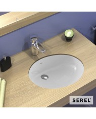 Undermount Porcelain Sink Serel White 58x43.5 (0501-300)