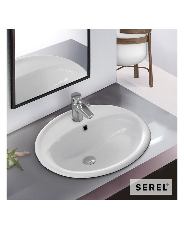 ΝΙΠΤΗΡΑΣ 58x49 (1 οπή) SEREL WHITE