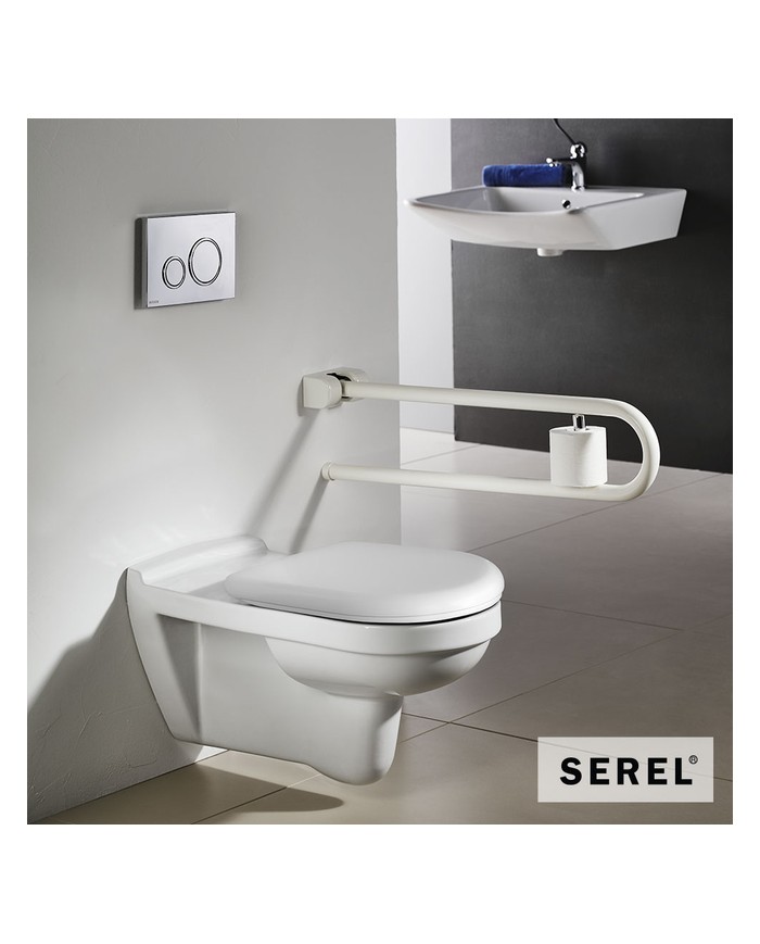 ΚΟΜΠΛΕ ΚΡΕΜ.ΛΕΚΑΝΗ ΑΜΕΑ + ΚΑΛΥΜΜΑ 6001 WHITE