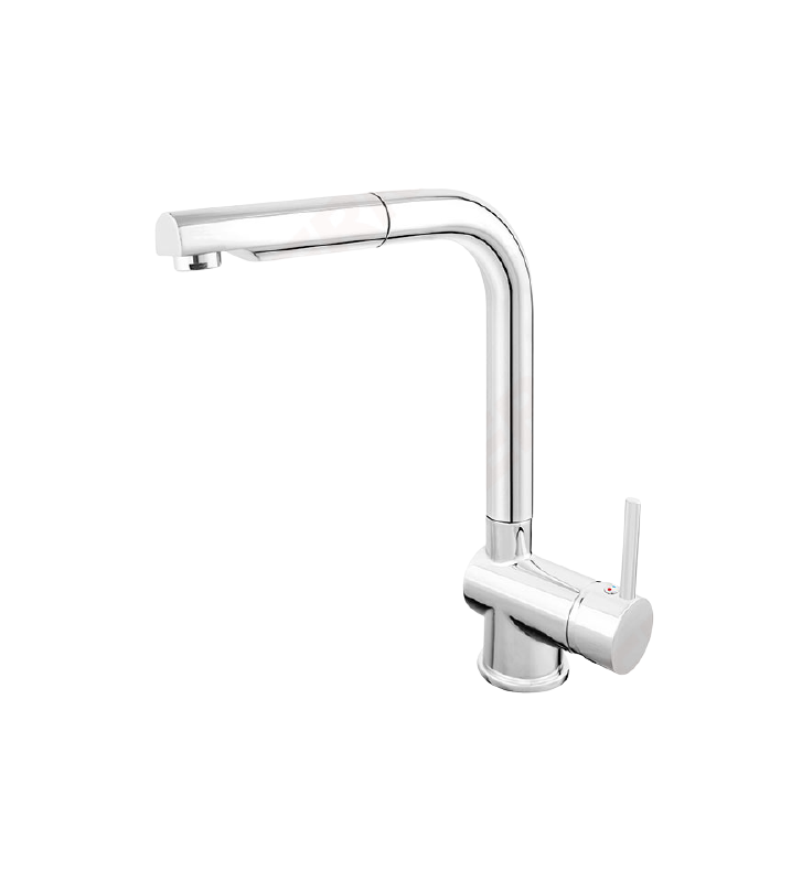 Μπαταρία Νεροχύτη Πάγκου με ντουζάκι FERRO TOLEDO BTD4PO