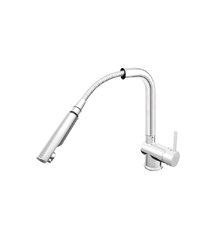 Μπαταρία Νεροχύτη Πάγκου με ντουζάκι FERRO TOLEDO BTD4PO