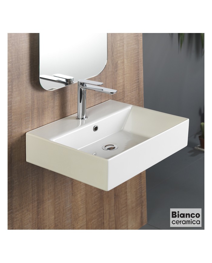 ΝΙΠΤΗΡΑΣ TETRA N 50x42 (1 οπή) BIANCO CERAMICA WHITE