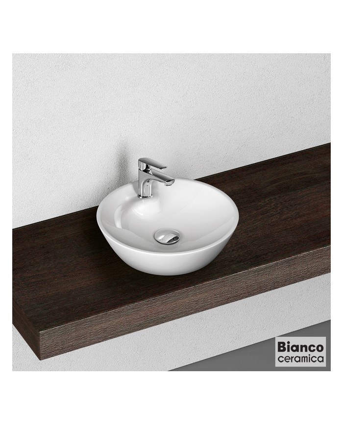 ΝΙΠΤΗΡΑΣ LUPO Φ45 (1 οπή) BIANCO CERAMICA WHITE