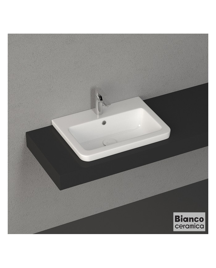 ΝΙΠΤΗΡΑΣ URBAN 60x35 (1 οπή) BIANCO CERAMICA WHITE