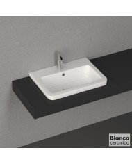 ΝΙΠΤΗΡΑΣ URBAN 60x35 (1 οπή) BIANCO CERAMICA WHITE