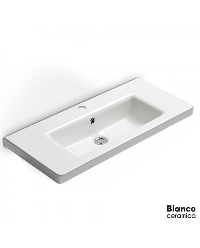 ΝΙΠΤΗΡΑΣ URBAN 80x35 (1 οπή) BIANCO CERAMICA WHITE