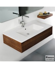 ΝΙΠΤΗΡΑΣ FLAT 91,5x46,5 (1 οπή) BIANCO CERAMICA WHITE