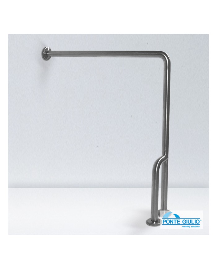 ΜΠΑΡΑ ΤΟΙΧΟΥ-ΔΑΠΕΔΟΥ 80x87,7Y AMEA INOX MAT