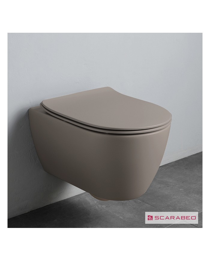 ΚΟΜΠΛΕ ΚΡΕΜ.ΛΕΚ+ΚΑΛ.ΑΠΟΣΠ.SLIM S/C MOON/50,5 CLEAN-FLUSH SCARABEO SAND