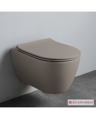 ΚΟΜΠΛΕ ΚΡΕΜ.ΛΕΚ+ΚΑΛ.ΑΠΟΣΠ.SLIM S/C MOON/50,5 CLEAN-FLUSH SCARABEO SAND