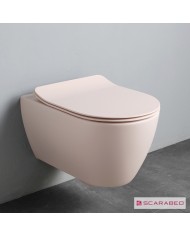 ΚΟΜΠΛΕ ΚΡΕΜ.ΛΕΚ+ΚΑΛ.ΑΠΟΣΠ.SLIM S/C MOON/50,5 CLEAN-FLUSH SCARABEO ANTIQUE PINK (ROSA)