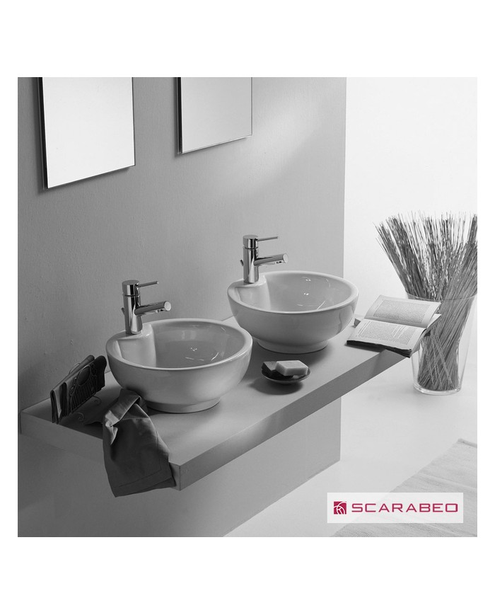 ΝΙΠΤΗΡΑΣ LUNA 40Φ (1 οπή) SCARABEO WHITE