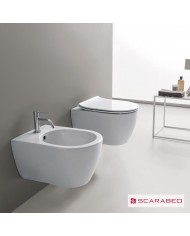 ΚΟΜΠΛΕ ΚΡΕΜ.ΛΕΚ+ΚΑΛ.ΑΠΟΣΠ.SLIM S/C MOON/50,5 CLEAN-FLUSH SCARABEO WHITE