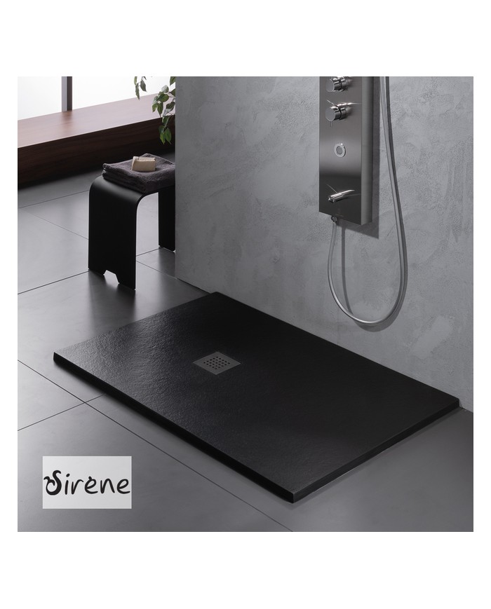 SLATE Cast Marble (χυτό μάρμαρο)   140x80  BLACK MATT
